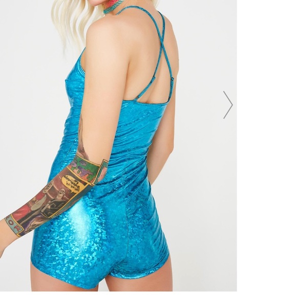 dollskill blue leotard - Picture 2 of 3